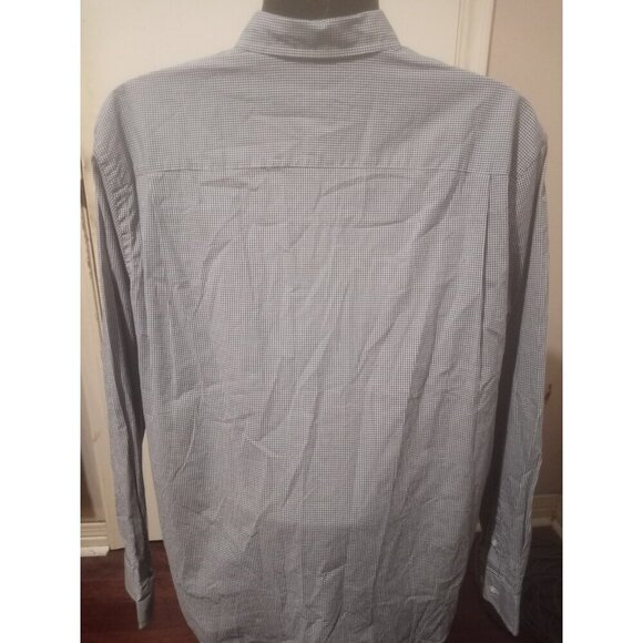 NWT Men Crown & Ivy Motion Flex Classic Fit Blue White Golf Dress Shirt XL New - Picture 11 of 15